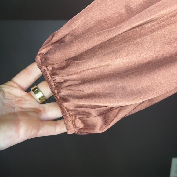 EXPRESS ROSE GOLD BLOUSE - Picture 6 of 9